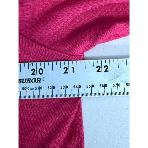 Disney Mickey Minnie‎ Mouse Soft LS Sleep Shirt Womens L Red Holiday Snow - Picture 8 of 9